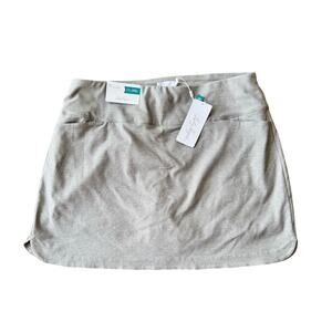 NWT Lady Hagen Golf Skort Gray Tummy Control sports Athleisure women’s 2 XL NEW